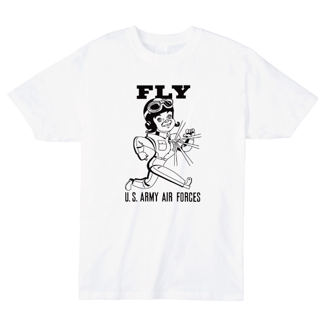 US army-airforces プリントＴシャツ　オリジナル　アメコミ　米軍