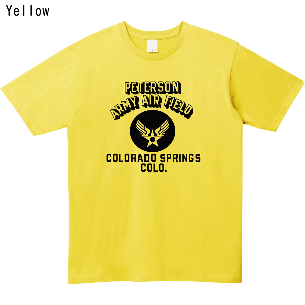 PETERSON ARMY AER FIELD プリントTシャツ