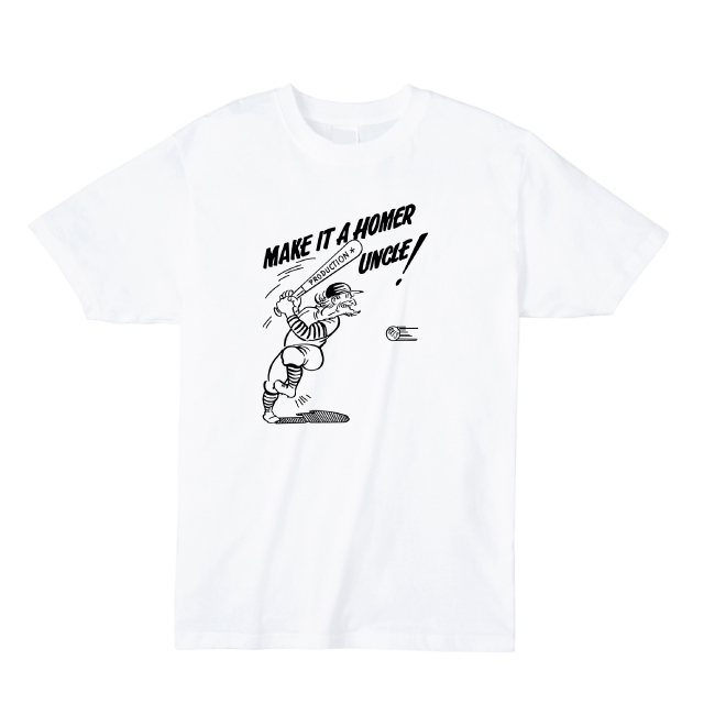 MAKE IT A HOMER UNCLE プリントＴシャツ