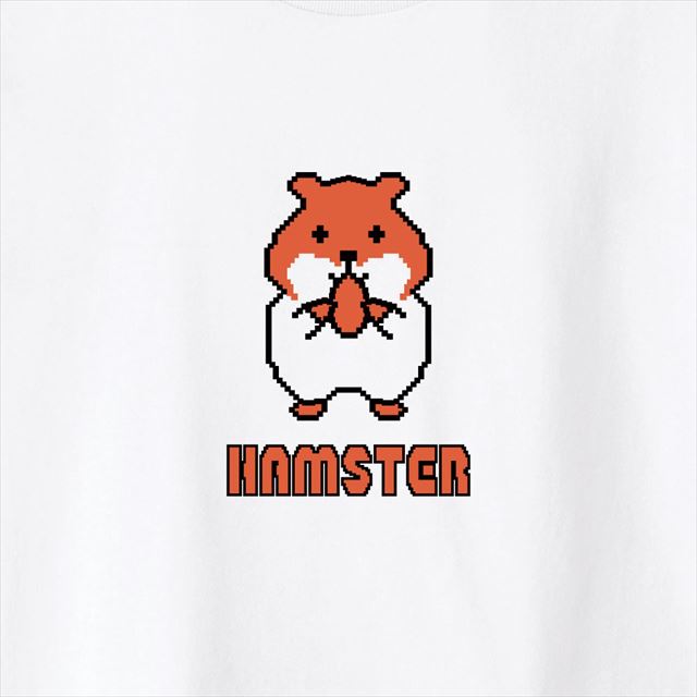 ファミコン風動物プリントｔシャツ 大きいサイズ有