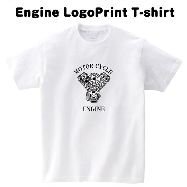エンジン プリントＴシャツ 機械 ロゴ おもしろ レディース メンズ