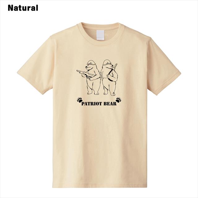 パトリオットベアTシャツ おもしろ 動物 アニマル ミリタリー キャラクター
