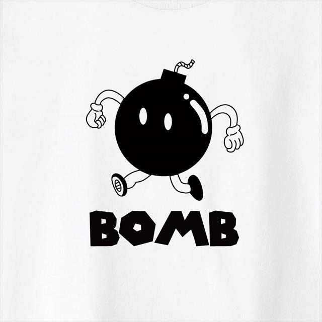 爆弾プリントTシャツ おもしろ キャラクター アメコミ POPイラスト オリジナル