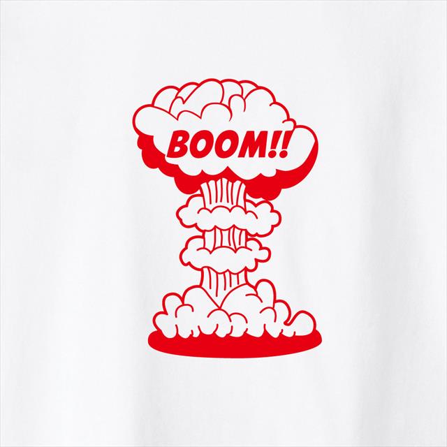 BoomロゴプリントTシャツ おもしろ メンズ レディース