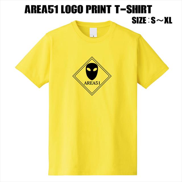 AREA51プリントTシャツ UFO メンズ レディース