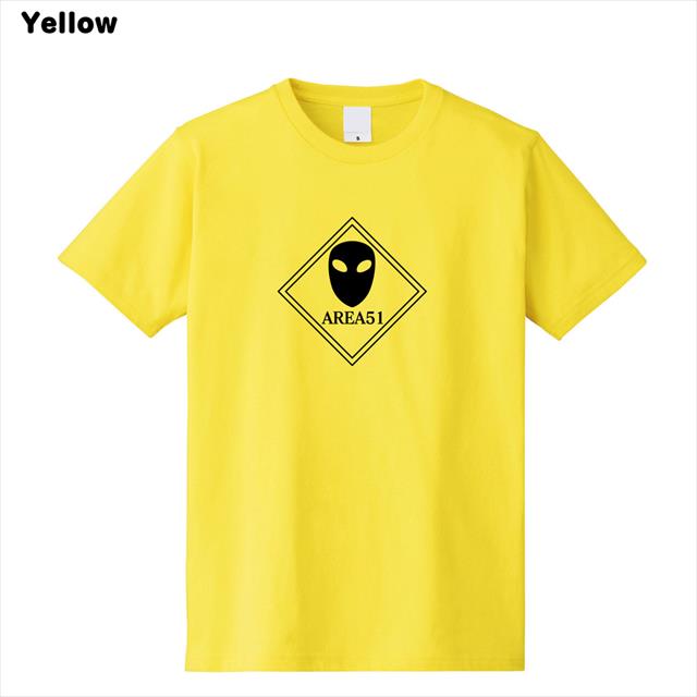 AREA51プリントTシャツ UFO メンズ レディース