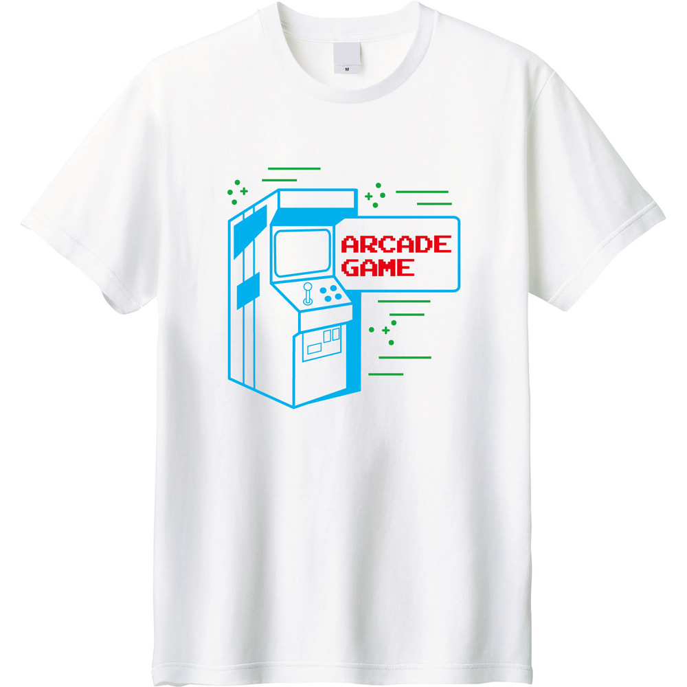 アーケードゲームロゴTシャツ