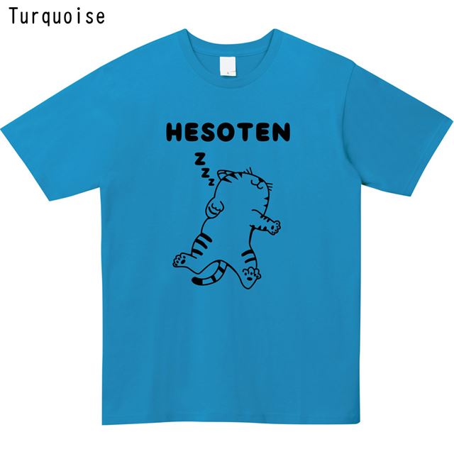 HESOTEN猫ロゴTシャツ