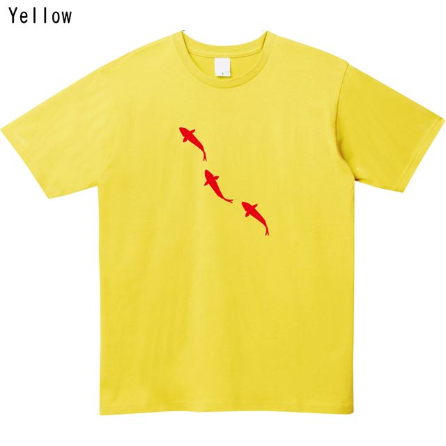 金魚シルエットロゴTシャツ