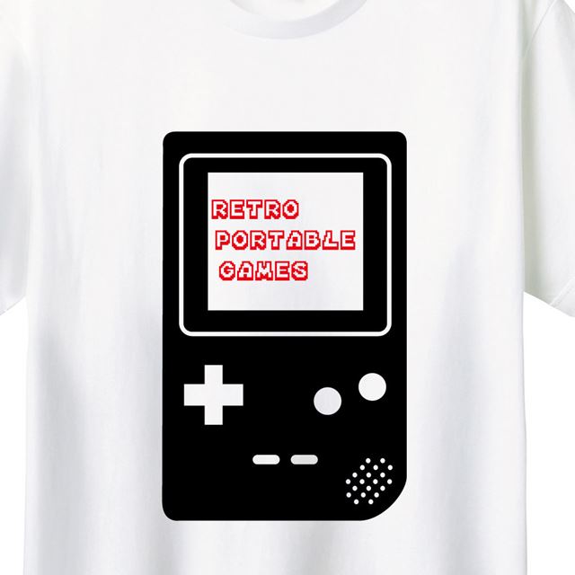 RETROPORTABLEGAMESロゴTシャツ