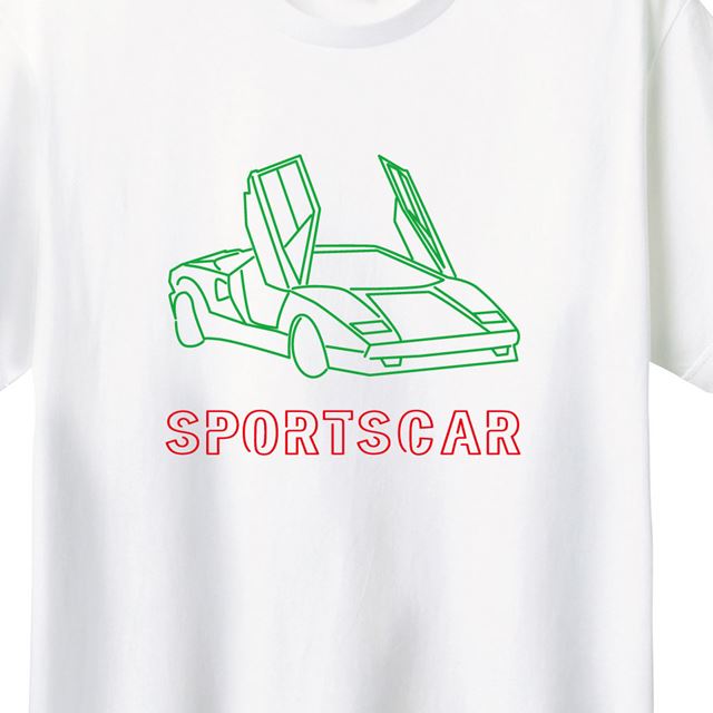 SPORTSCARロゴTシャツ