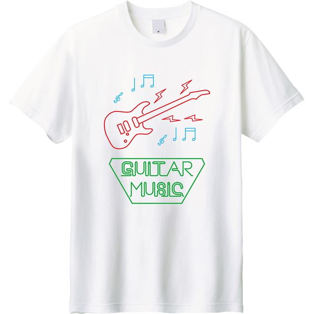 GUITARMUSICロゴTシャツ