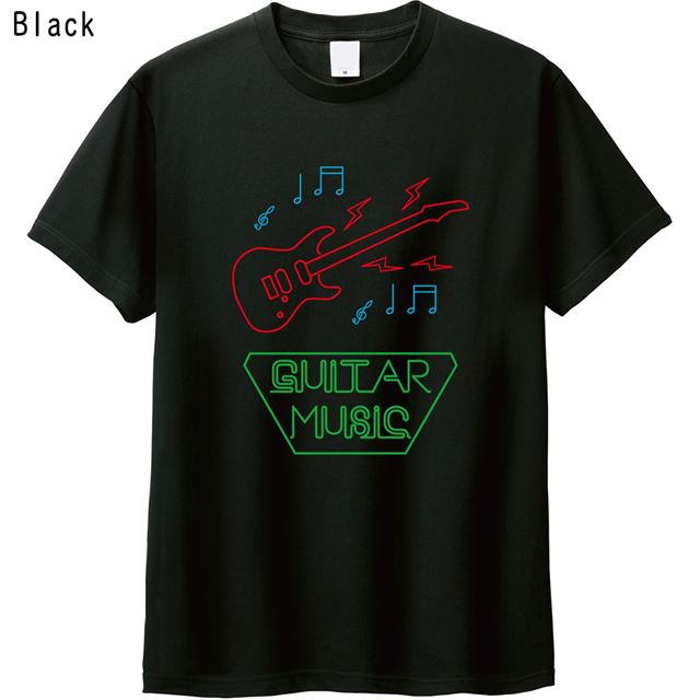 GUITARMUSICロゴTシャツ