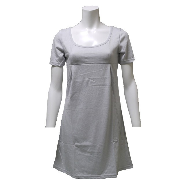 3分袖 ワンピース 夏物 部屋着 膝丈 インナー