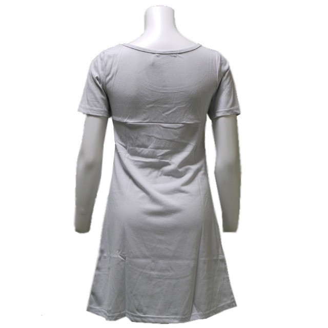 3分袖 ワンピース 夏物 部屋着 膝丈 インナー