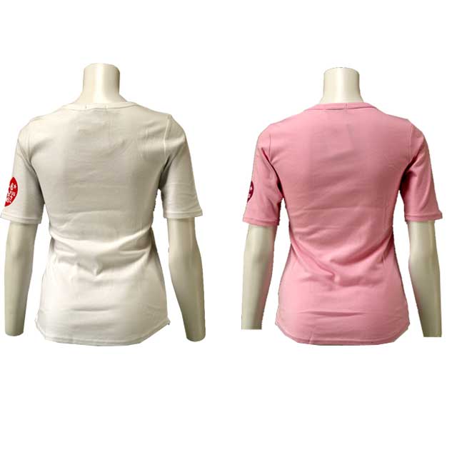 キスマークプリントTシャツ　半袖　カジュアル　レディース