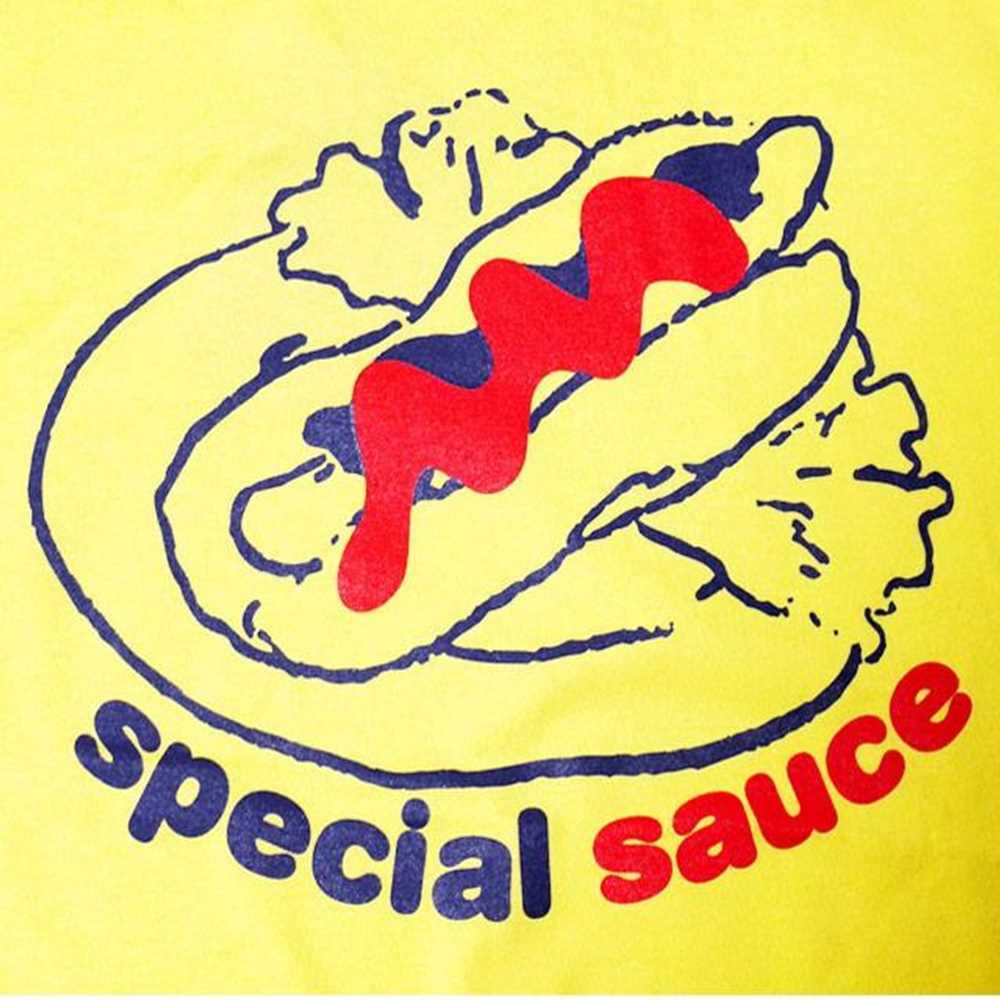 ホットドックプリントTシャツ