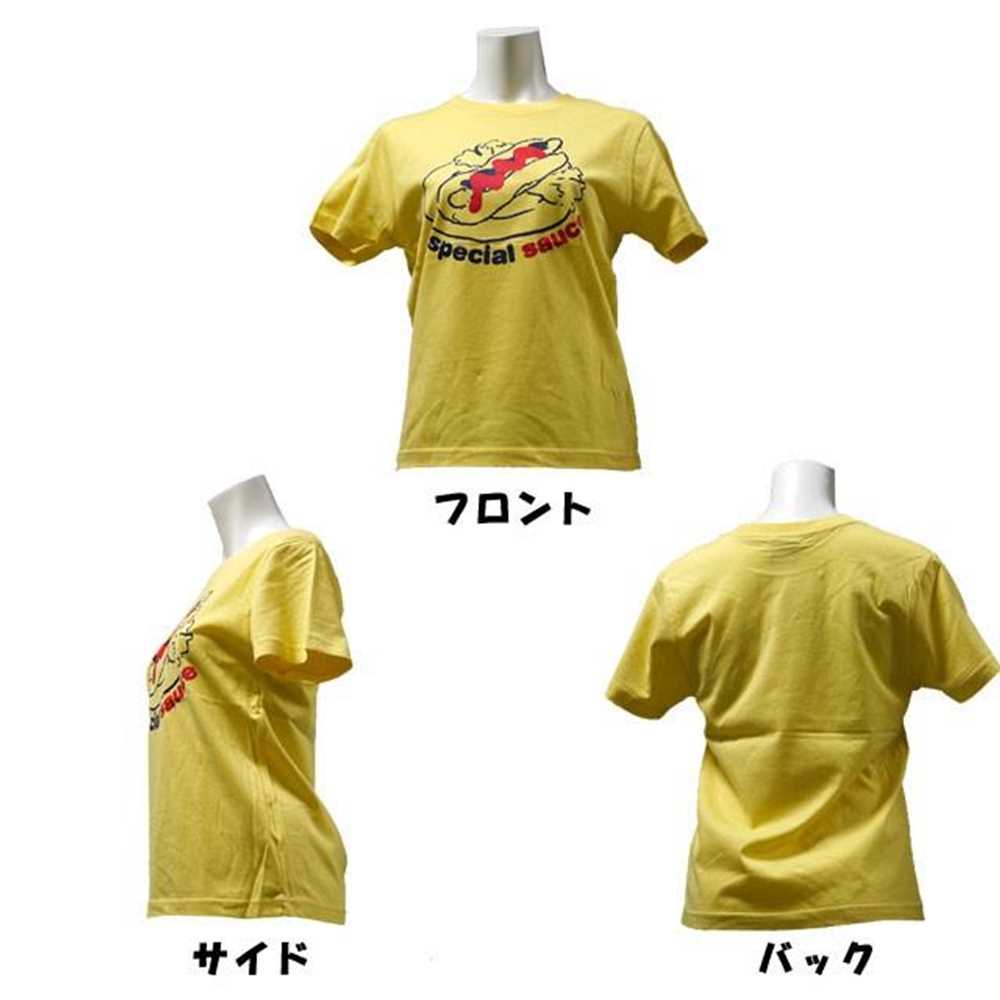 ホットドックプリントTシャツ